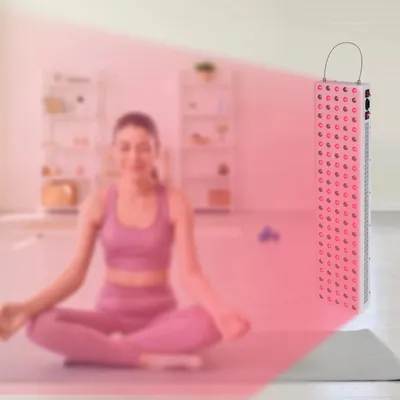 Immagine prodotto di Lampada per terapia della luce - Lampada a luce rossa - Lampada a infrarossi - Apparecchio per terapia della luce - Apparecchio terapeutico - Potenza: 600W