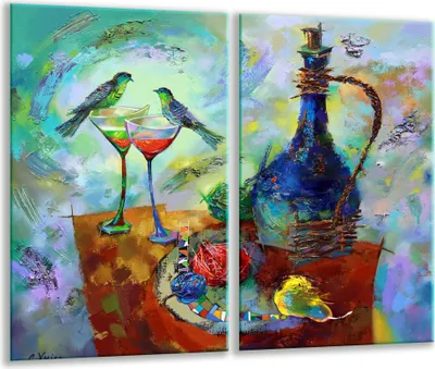 Produktbild von Herdabdeckplatten 2 teilig 30x52 Glaskeramikfeld Abdeckung Glas Wein