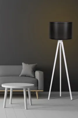 Zdjęcie produktu dla Opviq, 105, lampy stojące, czarne, MDF, 38 x 38 x 145 cm