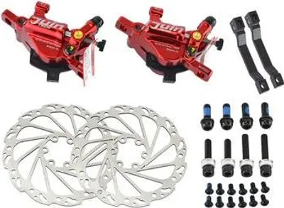 Zdjęcie produktu dla Hamulec rowerowy – Brakes R1 – czerwony – Juin Tech