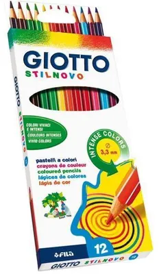 Immagine prodotto di GIOTTO F25650000 Matite colorate Stilnovo - scatola da 12 pezzi