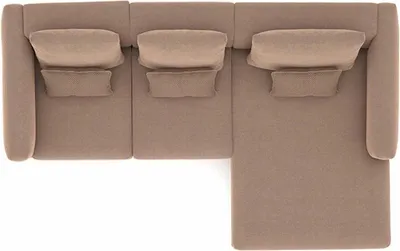Zdjęcie produktu dla Designerskie meble narożne beżowe meble tapicerowane salon sofa kanapa