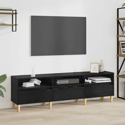 Produktbild von Möbel TV-Schränk Schwarze Eiche 150 x 30 x 45 cm Holzwerkstoff - TV-Schränke 879482