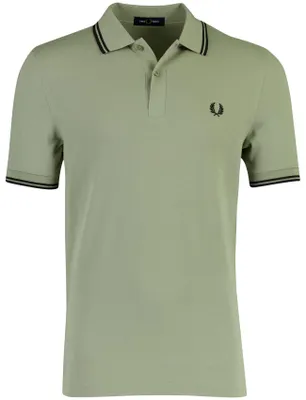 Produktbild von Fred Perry Polo grün 2-Knopf Kurzarm