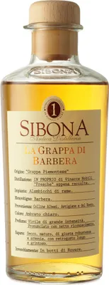 Produktbild von Sibona La Grappa di Barbera Piemont Italien | 40 % vol | 0,5 l