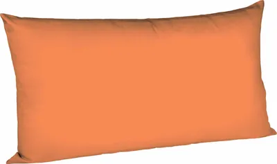 Produktbild von fleuresse Mako Satin Kissenbezug Colours Uni 40x80 cm Terra