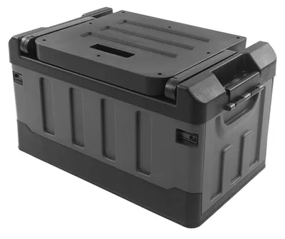 Obrázok produktu pre Skladacia 70L auto úložná krabica - 2 v 1 úložná taška a stolička