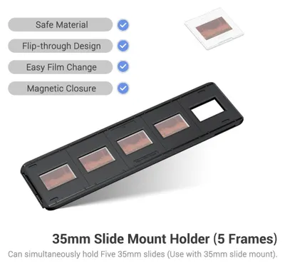 Productafbeelding van 35 mm Negatieve Filmhouder Voor Vijf Dia's Geschikt Voor Flatbedscanners