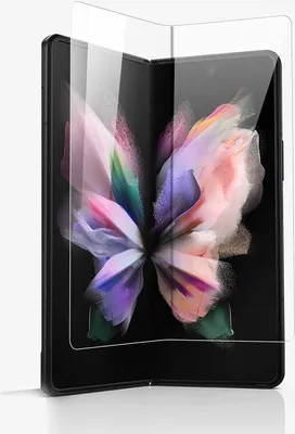 Produktbild von 2X Panzerfolie für Samsung Galaxy Z Fold 3 5G Display Glasfolie TPU Anti-Schock Folie