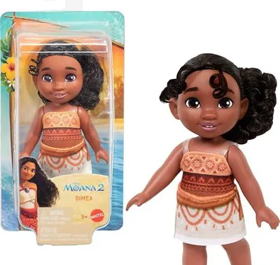Obrázok produktu pre Bábika Mattel Moana 2 Simea módna bábika s doplnkami a pohyblivými kĺbmi