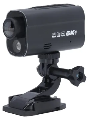 Obrázok produktu pre 5K akčná kamera - Motorkárska helmová kamera - Proti otrasom - Ultra HD video - 50 MP foto - Nočné videnie a LED svetlo - 170° širokouhlý objektív - Vhodná...
