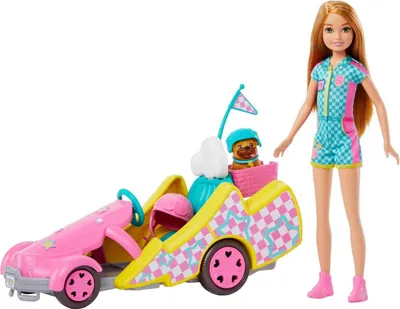 Produktbild von Mattel HRM08 - Barbie - Stacie - Eine Schwester für alle Fälle - Stacie mit Go-Kart