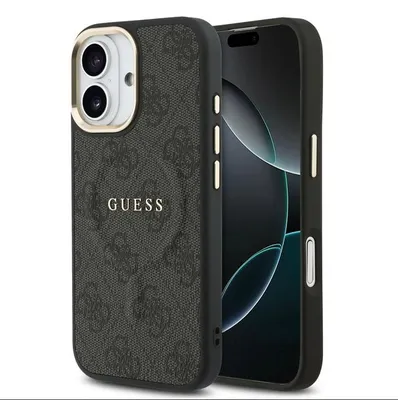 Produktbild von GUESS case passend für IPHONE 17 kompatibel mit MagSafe GUHMP17SP4MSEGCK (PU 4G W/ Classic) black