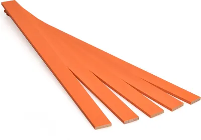Obrázek produktu pro Metrie, Dřívka na tvoření s dětmi - Oranžové, 3,2 x 16 x 250 mm, 100 ks