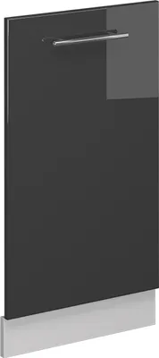 Produktbild von Geschirrspülblende Vicco Fame-Line Anthrazit Hochglanz 45 cm ohne Arbeitsplatte, Model 54298