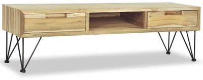 Produktbild von vidaXL TV-Schrank 120 x 35 x 35 cm Teak Massiv