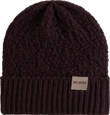 Produktbild von Knit Factory Haze Mütze - Midnight Plum - One Size