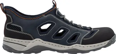 Imagen del producto de Zapatos de hombre Rieker, tipo zapatillas, color azul, para uso casual