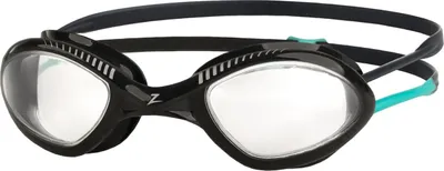 Produktbild von Zoggs - "Tiger SNR" Schwimmbrille für Herren/Damen Unisex CS2115 (Einheitsgröße) (Schwarz/Türkis/Transparent)