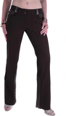 Produktbild von Dolce & Gabbana D&G Damen Hose Lederhose braun Gr. 36 #112