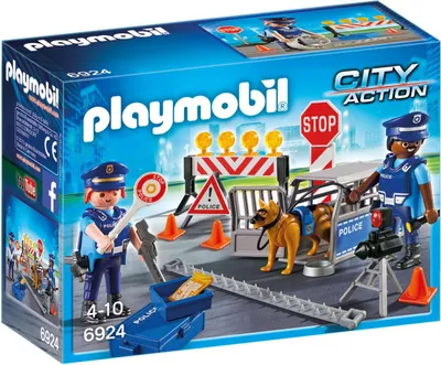 Immagine prodotto di PLAYMOBIL 6924 - Azione in città - Barrage de Police