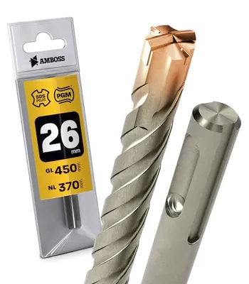 Produktbild von 1x Bohrer SDS Plus Schaft - Ø:26 mm - GL: 450 mm