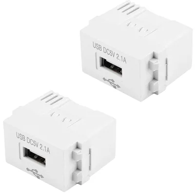 USB-Lademodul Typ 128, 2 Stück, 36-220V AC auf 5V DC, 2,1A