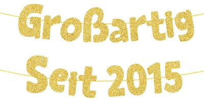 Produktbild von Glitzerbanner zum 11. Geburtstag – Partydekoration und Accessoires