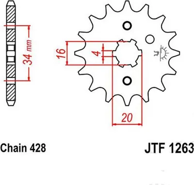 Obrázok produktu pre ESJOT Antriebsritzel "15013"