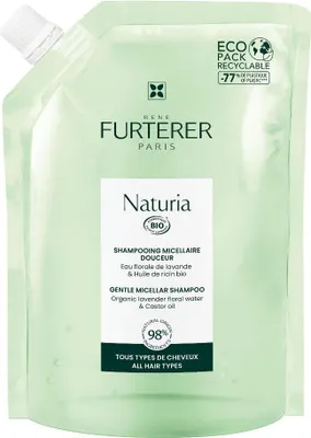 Produktbild von Rene Furterer Naturia Gentle Micellar Shampoo - Refill 400ml