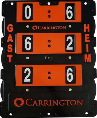 Produktbild von Carrington Tennisplatz-anzeigetafel Deutsch Orange 82x58 cm Orange 82x58 cm