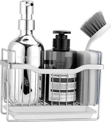 Obrázek produktu pro Držák na kuchyňské houbičky, nerezová ocel, do kuchyně