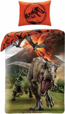 Produktbild von T-REX Baumwollbettwäsche 160x200 Jurassic World Dominion