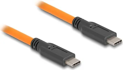 Obrázok produktu pre DeLOCK 87959, 1 m, USB C, USB C, 5 Gbit/s, Oranžová