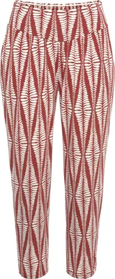 Produktbild von LASCANA 7/8-Hose terracotta-creme bedruckt Größe 42