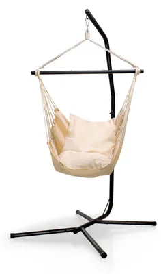 Produktbild von PIUMA - Høngesessel komplett mit Stahlgestell aus oxidiertem Stahl - Høngesessel mit 2 Kissen - Tragføhigkeit 120 kg