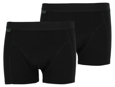 Produktbild von Boxershort Basset Bambus 2-Pack – Schwarz – L