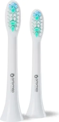 Produktbild von Końcówki do szczoteczki sonicznej Oromed ORO-SONIC X PRO white, 2 sztuki