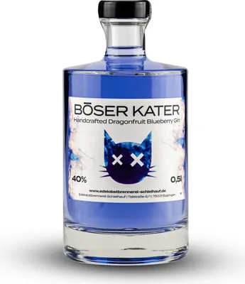 Produktbild von Böser Kater Dragonfruit Blueberry Gin