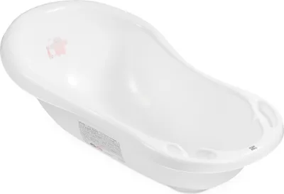 Produktbild von Babybadewanne klein 86 cm mit Abfluss - Weiß
