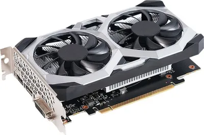 Obrázek produktu pro GTX 1650 4 GB grafická karta s dvěma ventilátory počítačová grafika 128 bit GDDR5 nízká spotřeba GPU pro práci hraní her střih videa více portů