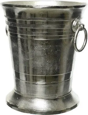 Produktbild von Champagnerkühler Weinkühler Aluminium silber Ø 28 cm Höhe 33 cm