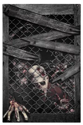 Produktbild von Zombie Fensterdeko - Horror Halloween deko
