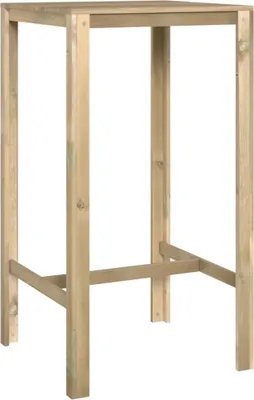 Obrázek produktu pro vidaXL Barový stůl 60x60x110 cm Impregnované borovicové dřevo