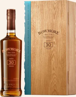 Produktbild von Bowmore 30 Years Edition 2021 + Box 700ml 45,1% Vol.