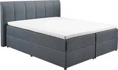 Produktbild von Polsterbett mit Bettkasten GEORGTOWN-09-180 in 180x200 cm, Hotelbett in anthrazit