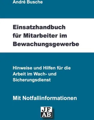 Produktbild von Einsatzhandbuch Bewachungsgewerbe