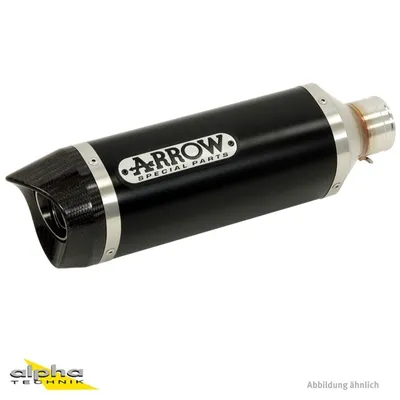 Produktbild von ARROW Auspuff DARK THUNDER für Suzuki GSX-R 600 / 750 2008-2010, Aluminium schwarz