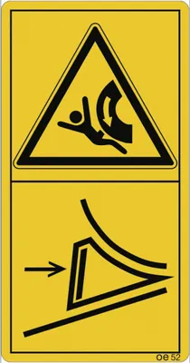 Produktbild von Dreifke® Aufkleber Maschine vor dem Abkoppeln oder Abstellen ..., Folie, 60x1...