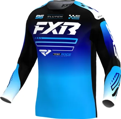 Obrázek produktu pro Motokrosový dres FXR Clutch, modrá/černá/bílá, velikost 3XL